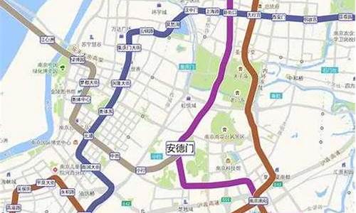 南京路线束,南京路程